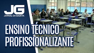 Número de matrículas no ensino técnico profissionalizante aumenta 12 [upl. by Atterehs66]