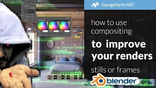 How to use blenders compositor to improve a rendered frame sequence tutorial [upl. by Greenwood]