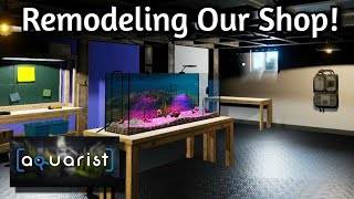 Opening and remodeling or new fish selling shopAquarist day1 [upl. by Enilarac]