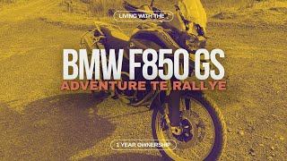 LIVING WITH THE BMW F850GS ADVENTURE TE RALLYE 1 YEAR OWNERSHIP bmwmotorrad [upl. by Afrikah]