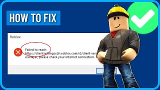 Roblox failed to reach clientsettings Please check your internet connection Fix [upl. by Ainitsirk928]