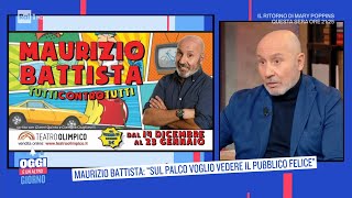 Maurizio Battista quotLe battute più belle Basta guardarsi intornoquotOggi è un altro giorno 3122 [upl. by Harrow]