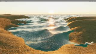 Ocean Shader with Gerstner Waves  Unity Engine [upl. by Nivanod]