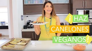 Los mejores canelones VEGANOS  Recetas veganas [upl. by Mariann]