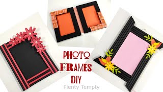 3 Easy Photo Frame Ideas  Unique Handmade Photo Frames  Quick Photo Frame Making At Home  DIY [upl. by Don]