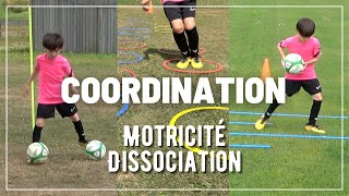 COORDINATION MOTRICITÉ EXERCICES FOOTBALL [upl. by Lebatsirhc628]