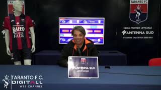 Conferenza Eziolino Capuano POSTPARTITA TarantoMessina 00  Taranto vs ACR Messina Ezio Capuano [upl. by Dorin]