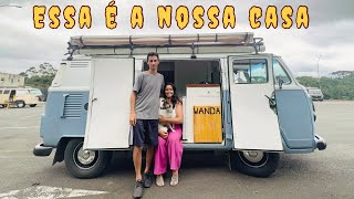 TOUR COMPLETO PELA NOSSA KOMBIHOME COM BANHEIRO PARTE1 [upl. by Surtemed831]