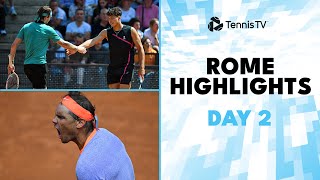 Nadal Makes Rome Return Fognini vs Evans Draper amp More  Rome 2024 Highlights Day 2 [upl. by Danas82]