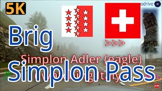 Switzerland 24 🇨🇭 driving 🚘 Old Simplon Pass via Schalberg [upl. by Ahsiner]