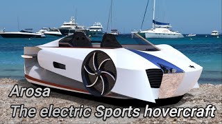 VonMerciers electric quotsports hovercraftquot promises exceptional agility [upl. by Dempster604]