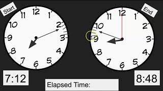 Elapsed Time Lesson3rd Grade [upl. by Ardnayek]