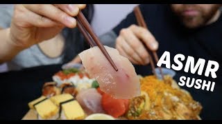 ASMR SUSHI NO TALKING EATING SOUNDS  SASASMR [upl. by Viola]