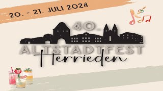 40 Altstadtfest  Dank an alle Helfer [upl. by Naamana]