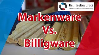 Vergleich hochwertiger Steinwolleisolierung gegenüber Billigware [upl. by Sira]