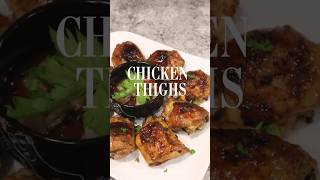 Oven baked chicken thighs 🫦cookwithme dinnerideas chickenthighs [upl. by Burne]