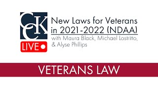 New Laws for Veterans and Servicemembers in 2021 NDAA [upl. by Janela]