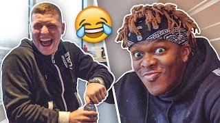 TIK TOK TRY NOT TO LAUGH CHALLENGE vs KSI [upl. by Nwahsaj531]