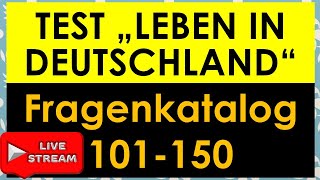 Test quotLeben in Deutschlandquot  Einbürgerungstest  LiD  Fragen 101150 [upl. by Auqinimod9]