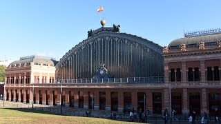 Atocha Railway Station Madrid Spain [upl. by Hsetim46]