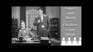 Laurel And Hardy  Chickens Come Home 1931 [upl. by Shem]