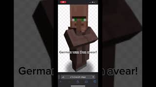 How to sing napoleon meme song if you don’t know French 👏 funny napoleon minecraft villager [upl. by Nnaegroeg]