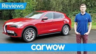 Alfa Romeo Stelvio SUV 2018 review  carwow Reviews [upl. by Uela313]