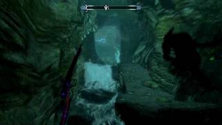 Skyrim  I Hate Waterfall in Stony Creek Cave  How to Sprint Over  The Waters of Oblivion [upl. by Rudyard]