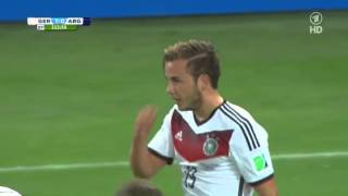 Mario Götze WM 2014 Finale Tor [upl. by Yadrahc]