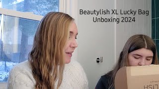 Beautylish XL Lucky Bag Unboxing 2024 beautylish luckybag unboxing [upl. by Yadseut246]