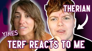 I REACT TO ARIELLE SCARCELLA REACTING TO ME  quotTrans Species TikTok is WILDquot  Therian [upl. by Yclehc]