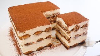 No eggs No flour How to make tiramisu in 10 minutes Extremely easy and delicious [upl. by Atwater]