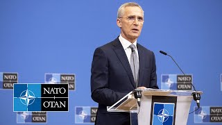 NATO Secretary General Press Conference at Defence Ministers Meeting 15 FEB 2024 [upl. by Ahsaya]