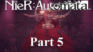 Lets Play NieR Automata Part 5Der Vergnügungspark und Beauvoir 3 Boss BlindGerman [upl. by Arevle]