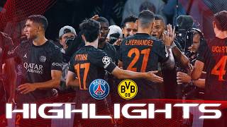 HIGHLIGHTS  PSG 20 Dortmund  ⚽️ MBAPPÉ amp HAKIMI [upl. by Gun]