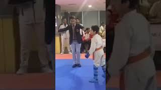 karate tournament fightkarateboy [upl. by Aisset]