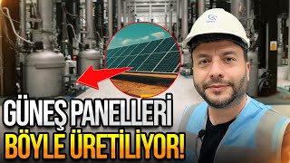 Yerli güneş paneli nasıl üretiliyor  2000 kişinin çalıştığı KALYON PVyi gezdik [upl. by Eenobe]