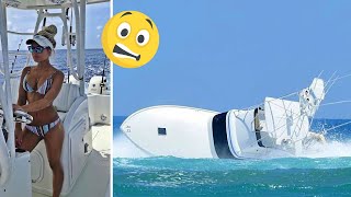 Epic Boat Fails Compilation [upl. by Atikahs345]