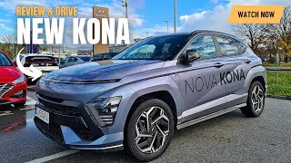 HYUNDAI KONA 2024 at night  CRAZY LED lights AMBIENT lights amp POV [upl. by Iormina]