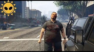 GTA 5 NPCs Riot  The Purge  Massive NPC Battle amp NPC Fight  Los Santos Madness The Purge [upl. by Viola]