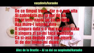 Alex de la Orastie – Ai sa dai cu suspinatul Negativ karaokeversuri [upl. by Wulfe]