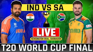 Live Match India Vs South Africa T20 World Cup Final  Ind Vs Sa Final Weather Update  Live Cricket [upl. by Etnaed]