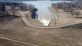 Sardis Lake Mississippi Spillway Flyover [upl. by Ennaxxor]