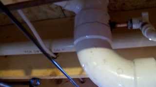 How to fix clogged roof sewer vent freeze up causing gas smell in house [upl. by Adnirual]