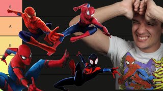 EVERY SPIDERMAN MOVIE RANKED [upl. by Cirnek]