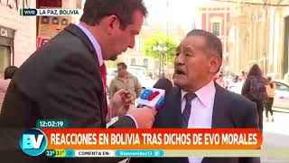 Ciudadano boliviano insulta en vivo a un compatriota exigiendo mar para Bolivia [upl. by Assile825]