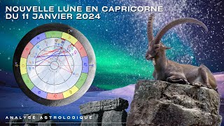 Nouvelle Lune en Capricorne du 11 janvier 2024  quotVers lavenir ensemble ou chacun pour soiquot♑️ [upl. by Geldens]