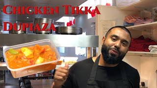 How to make Chicken Tikka Dupiaza BIR Indian Restaurant style [upl. by Tanney125]