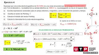 S132 CAF 2  Ejercicios de Ondas Electromagnéticas UTP [upl. by Ahsinrad]