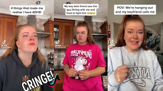 13 minutes of Reacting to cringe POVs tik tok compilation cringe katie edition [upl. by Brittni828]